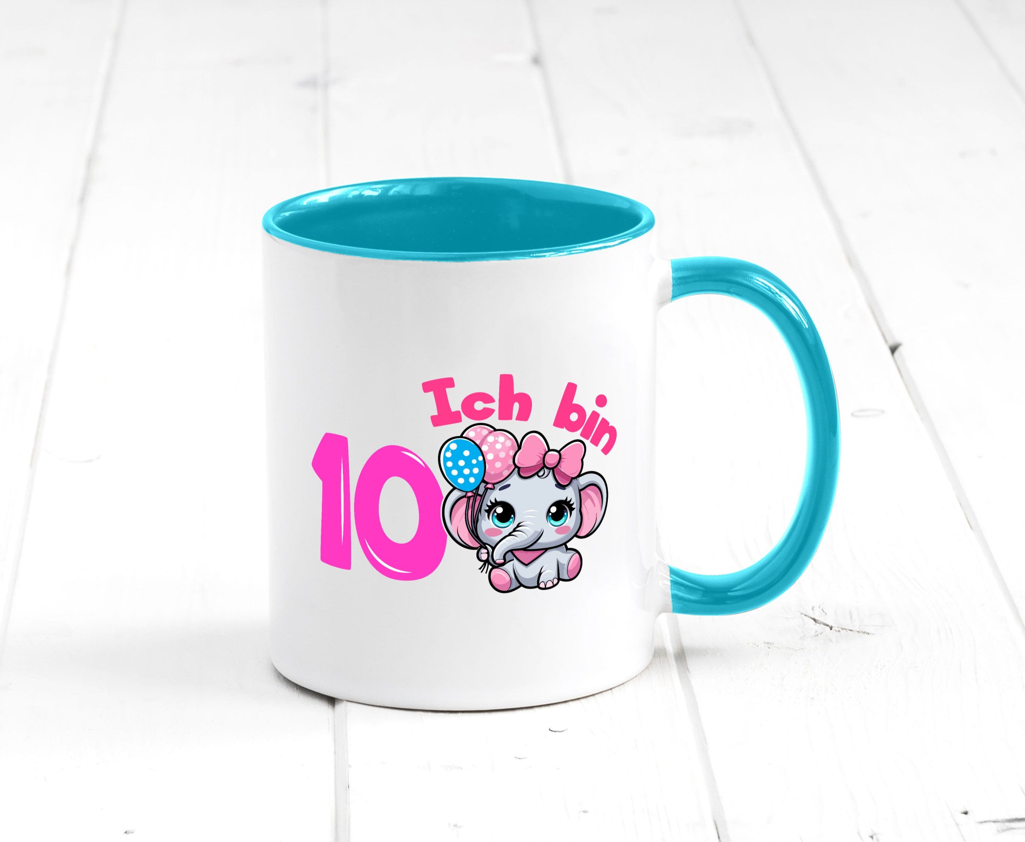 10. Geburtstag | 10 Jahre Elefant Mädchen Geschenk Geschenkidee lustiger Spruch