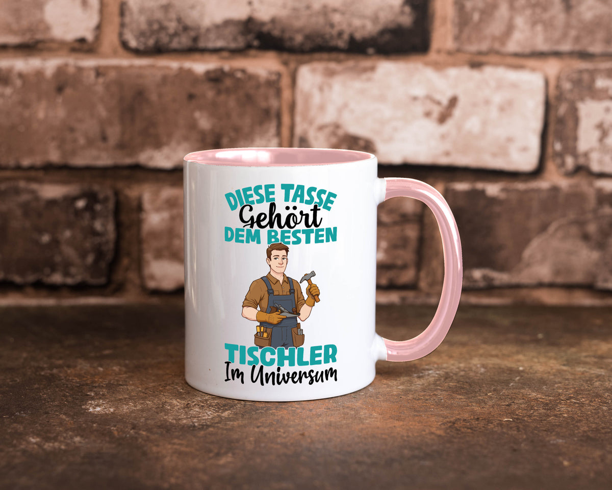 Im Universum: Tischler | Handwerk Beruf Tischlerei Geschenkidee Arbeit Kollegen Tasse