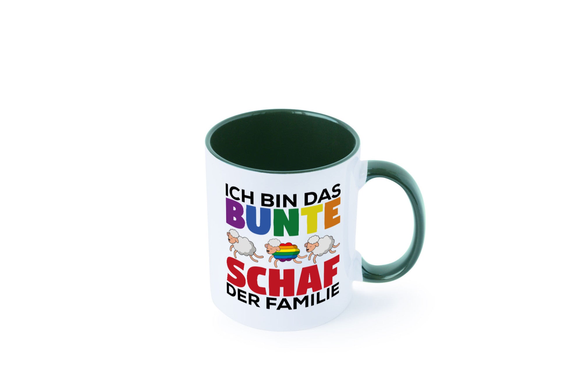 LGBTQ+ Tasse | Buntes Schaf Regenbogen Humor Geschenkidee