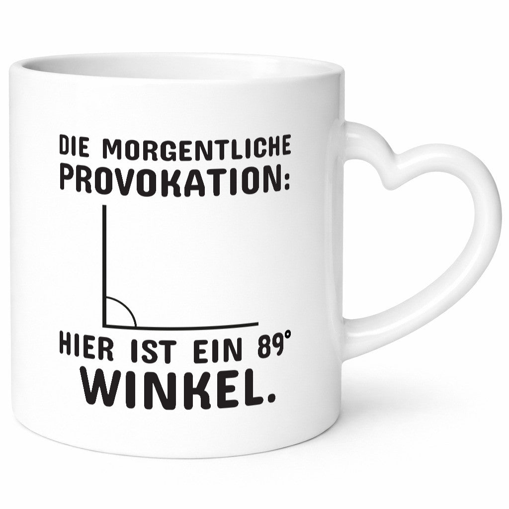 Morgentliche Provokation | Morgenmuffel Tasse Humor lustiger Spruch Geschenk