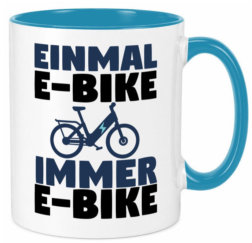 E-Bike Fahrer | Radfahrer Tasse Fahrrad Elektrorad lustiger Spruch Geschenk
