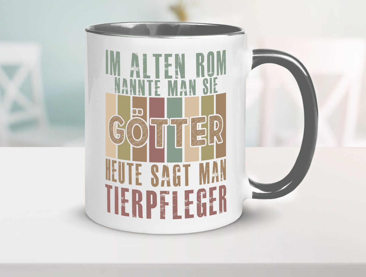Heute sagt man: Tierpfleger | Pflegeberuf Tierheim lustiger Spruch Geschenk Tasse