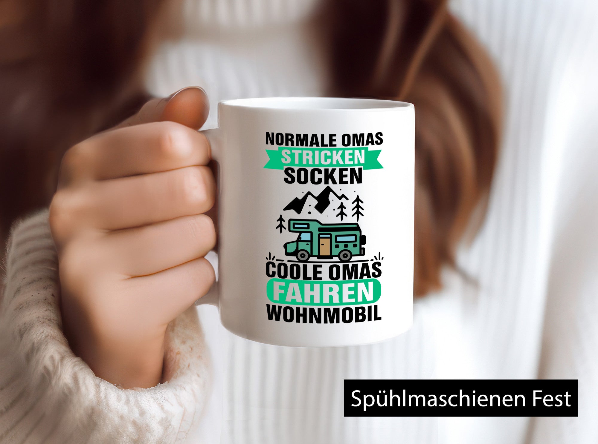 Normale Opas stricken Socken Coole Fahren Wohnmobil lustig Familie Geschenkidee