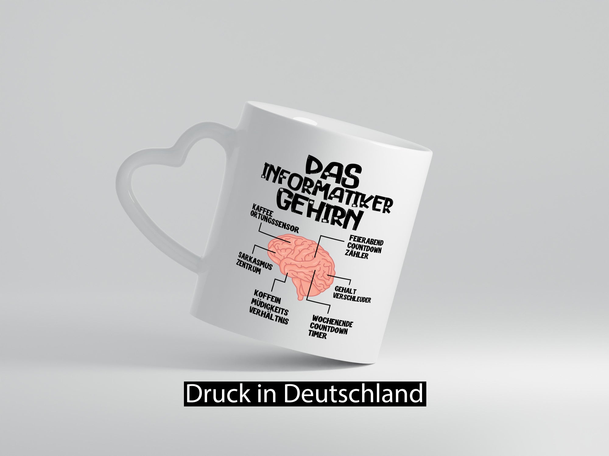 Das Informatiker Gehirn Humor Geschenkidee Tasse