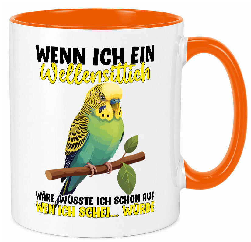 Wellensittich | Vogelbesitzer Humor Geschenkidee Tasse