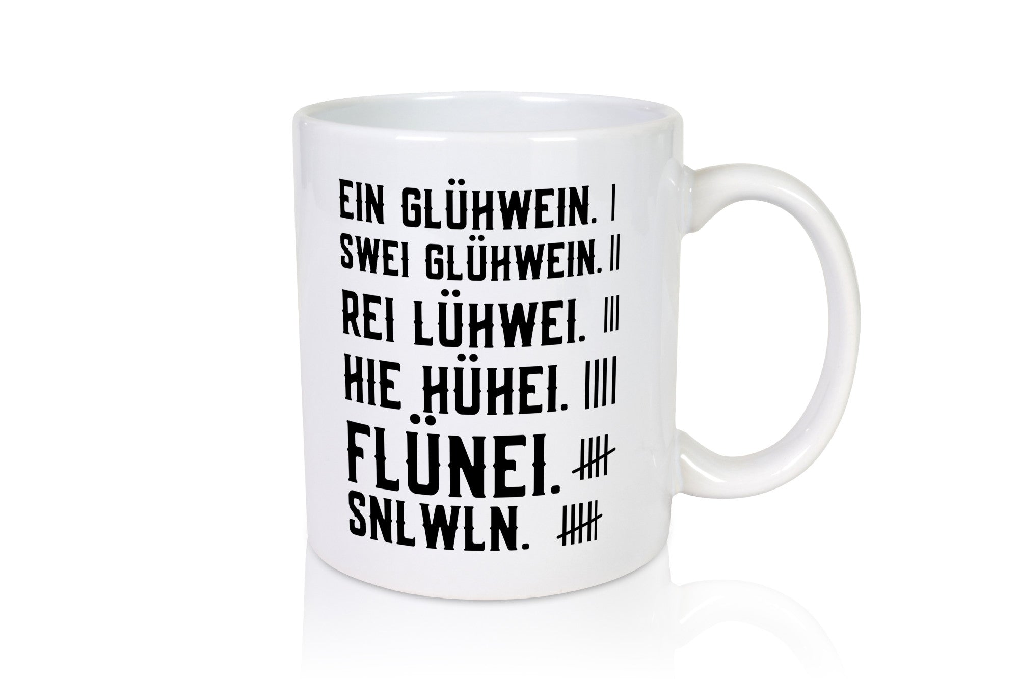 Ein Glühwein | Advent Weihnachtszeit Alkohol Party lustig Humor Geschenkidee