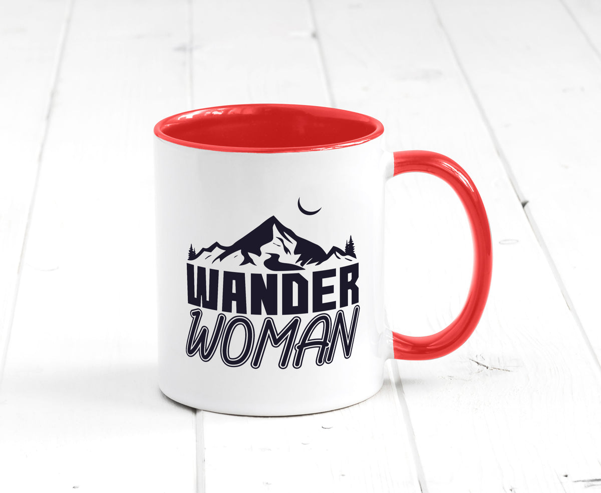 Wander Woman | Frauen Tasse Wanderer Bergsteigen lustig Familie Geschenkidee