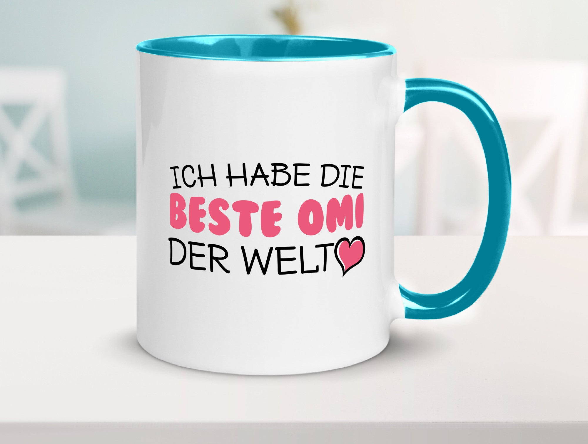 Beste Omi der Welt | Oma Tasse Geburtstag Muttertag lustig Familie Geschenkidee