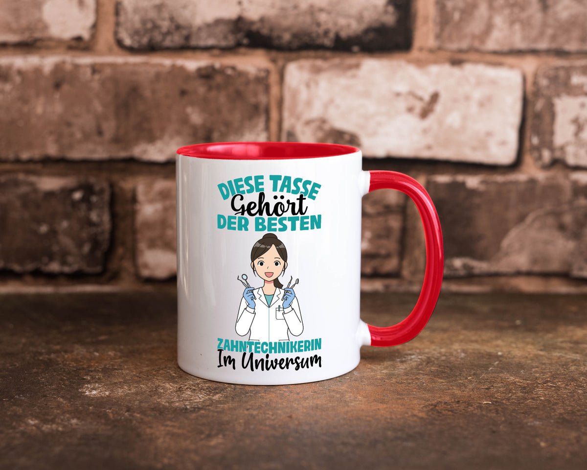 Im Universum: Zahntechnikerin | Zahnmedizin Humor Geschenkidee Tasse