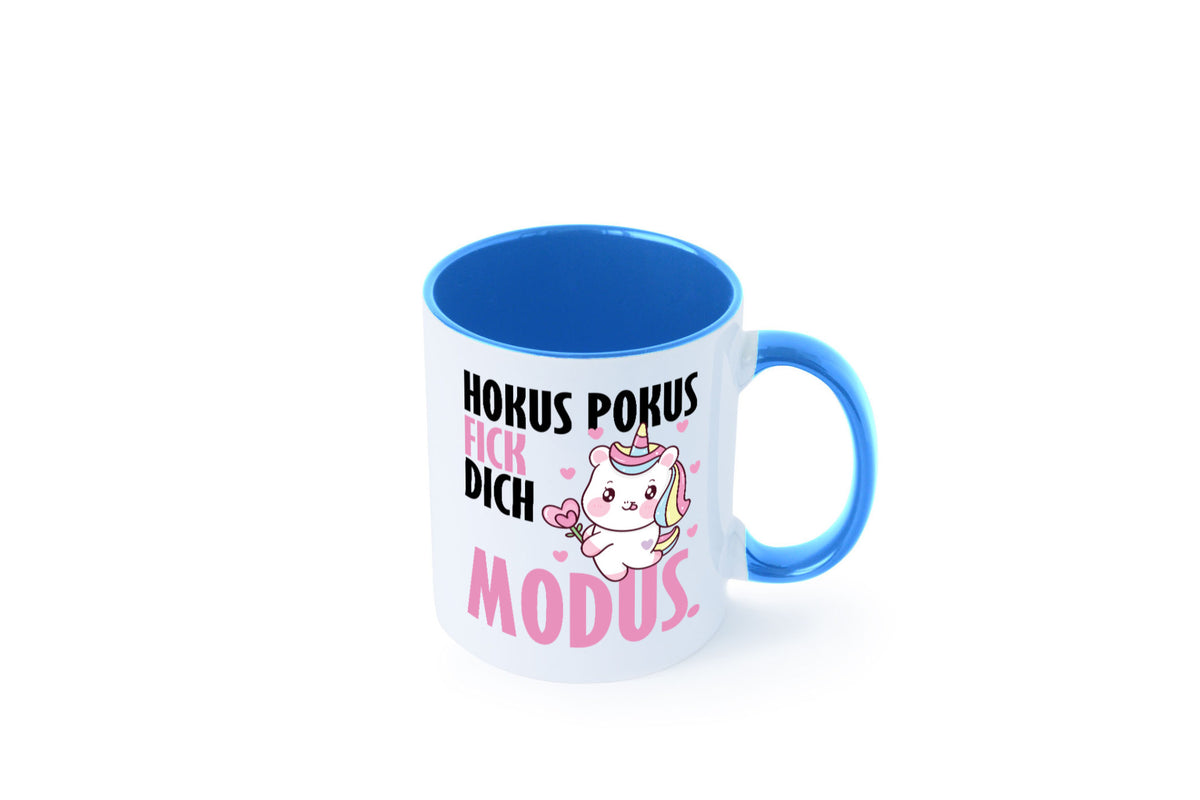 Hokus Pokus lustiger Spruch Geschenk Humor Geschenkidee Tasse