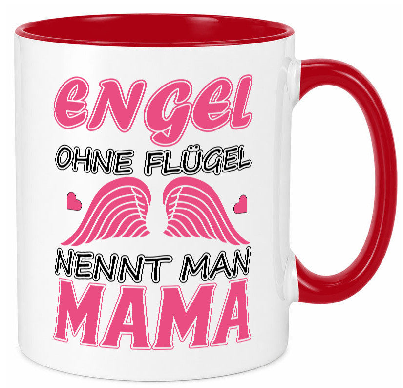 Mama Engel Humor Familie Geschenkidee Tasse