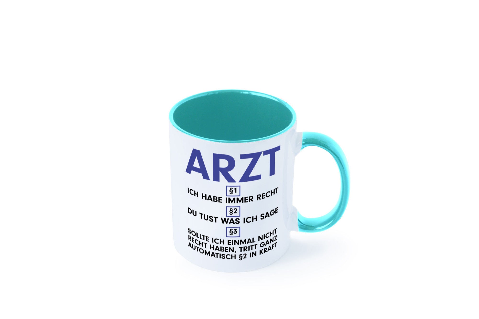 Ich habe immer Recht Arzt | Medizin Doktor Facharzt v2 Humor Geschenkidee Tasse