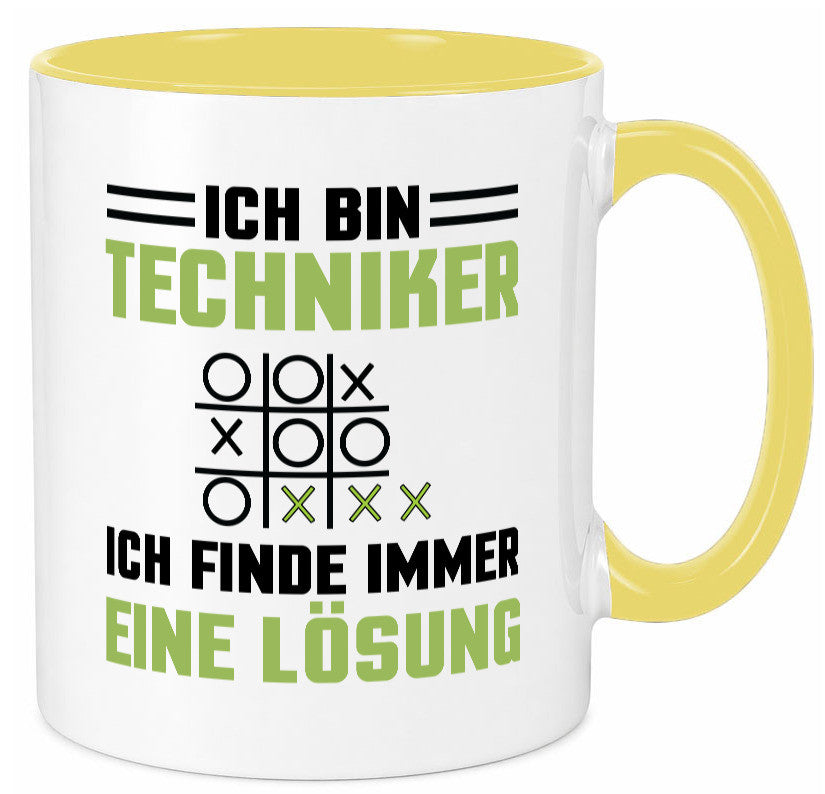 Ich bin Techniker finde immer eine Lösung | lustiger Spruch Geschenk Humor