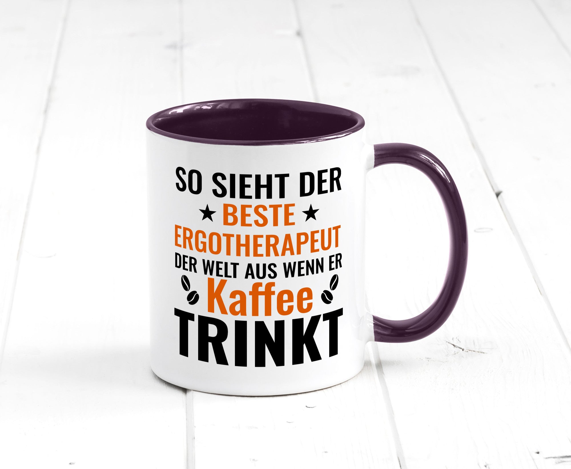 Kaffee trinkt: Ergotherapeut | Ergotherapie lustig Humor Geschenkidee Geschenk