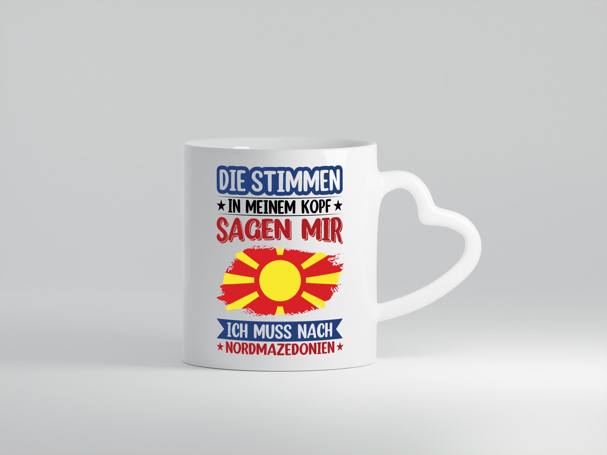 Nordmazedonien | Urlaub Stimmen in meinem Kopf Geschenk Humor Geschenkidee