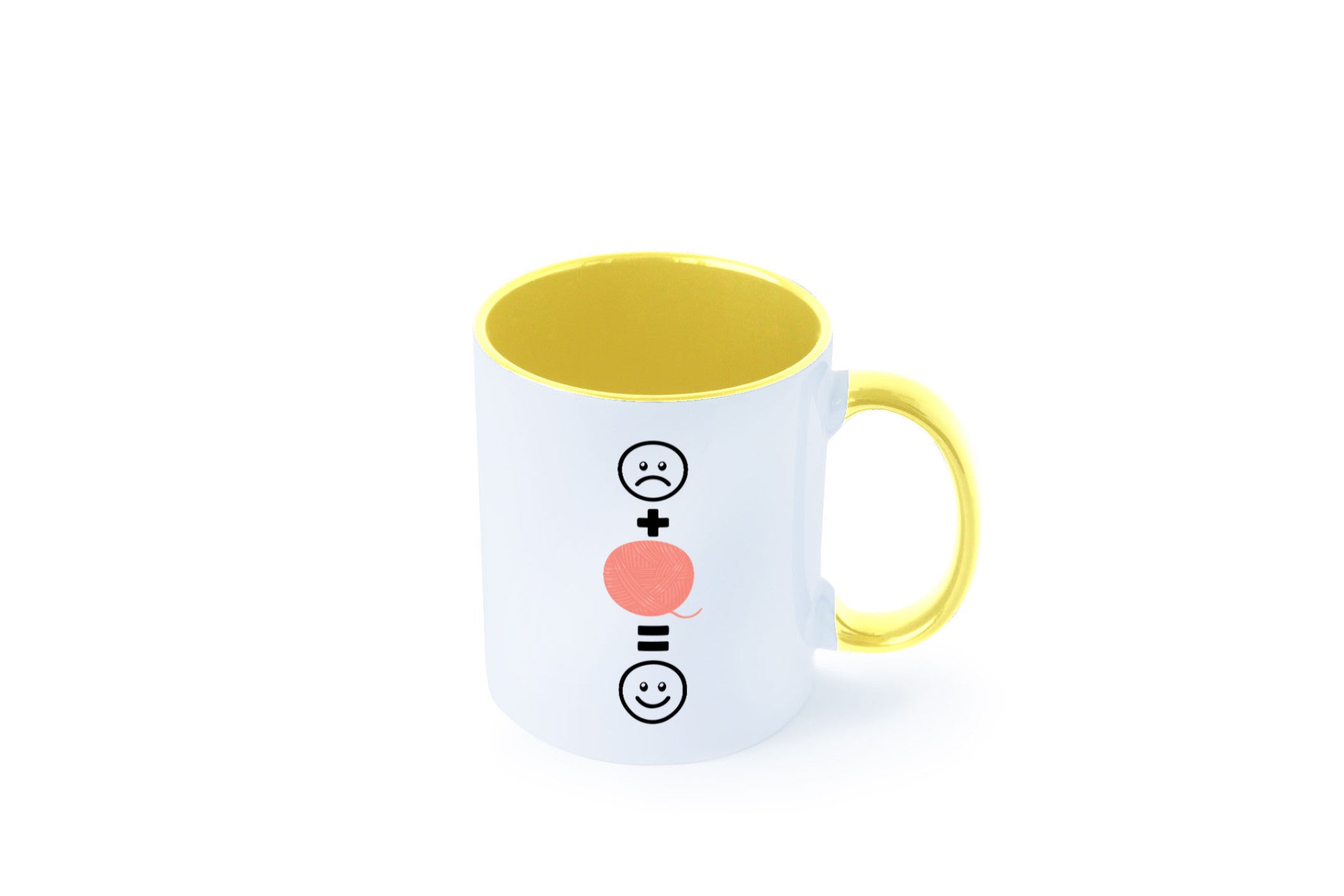 Wolle | Häkeln |Glücklich Geschenk Humor Geschenkidee lustiger Spruch Tasse
