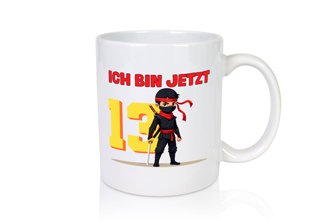 13. Geburtstag | 13 Jahre Ninja Kinder lustig Geschenkidee Geschenk Tasse