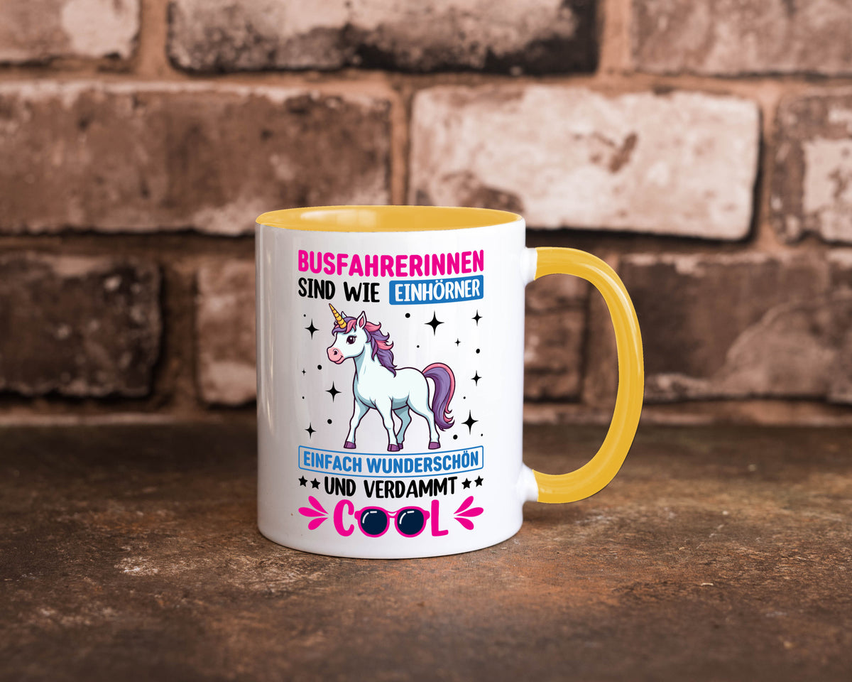 Bussfahrerinen sind wie einhorner | Einhorn Bussfahrerin Geschenkidee Humor Tasse