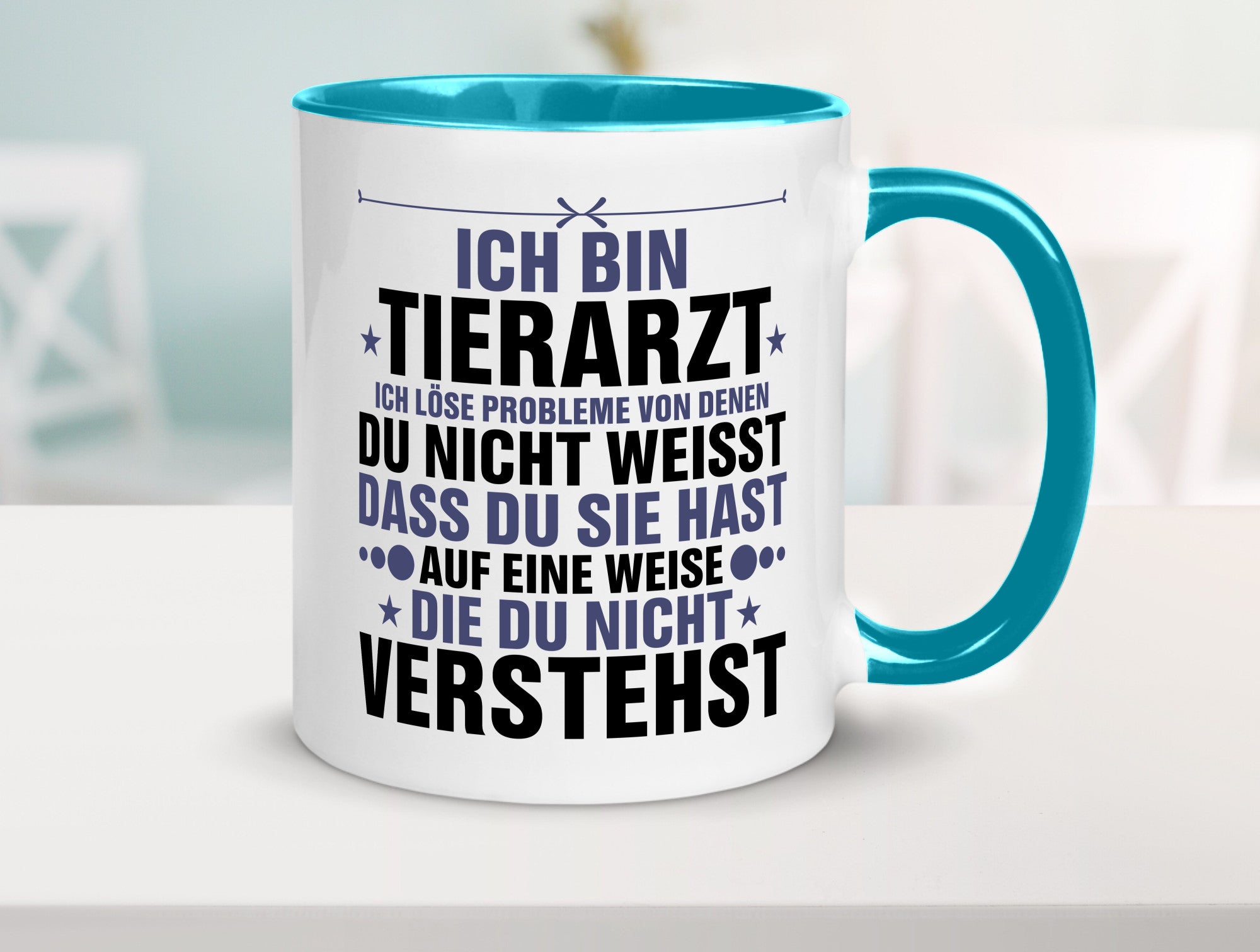 Löse Probleme: Tierarzt | Tiermedizin Mediziner Geschenk Tierliebhaber Humor