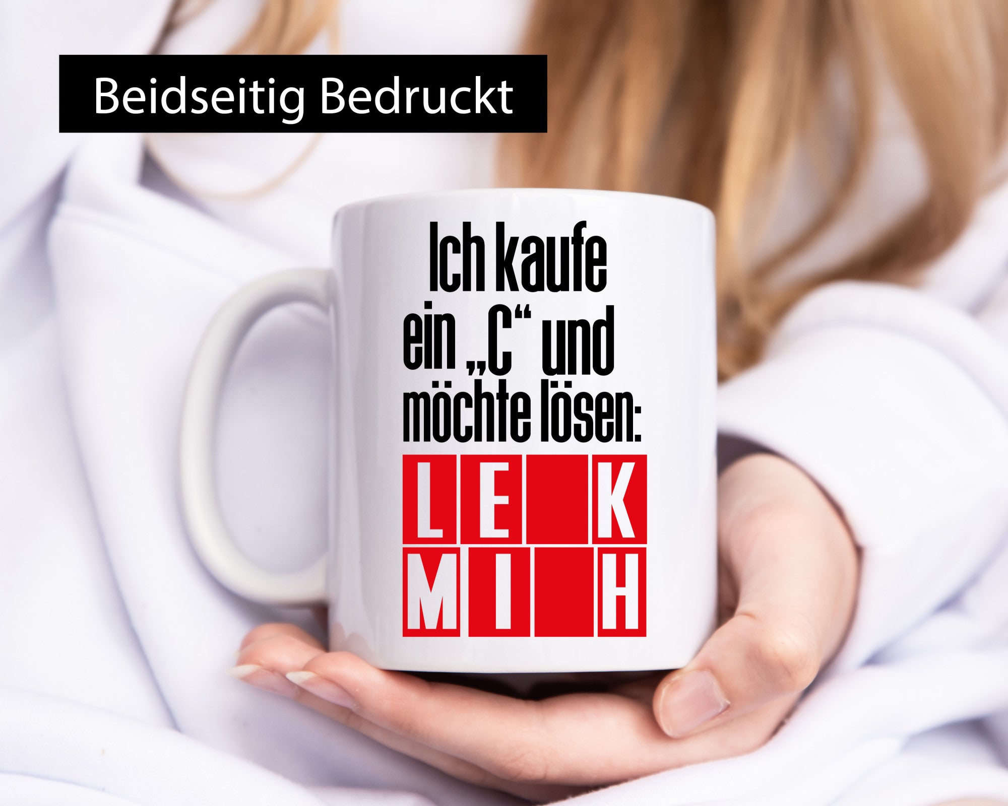 Ich kauf ein ?C? lustig Humor Geschenkidee Geschenk Tasse