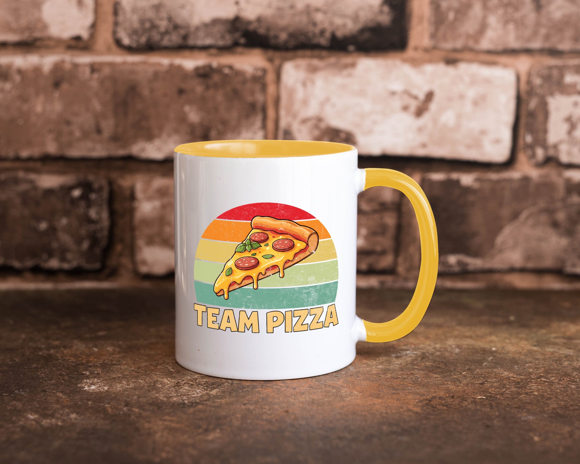 Team Pizza | Pizzaliebhaber Lover v2 Geschenkidee Humor Tasse