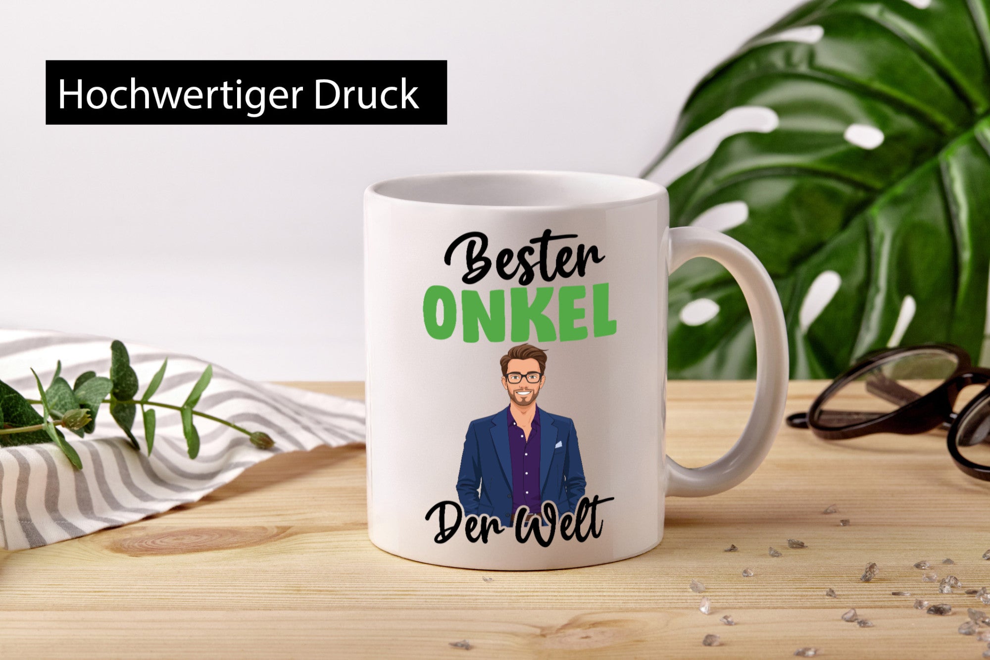Bester Onkel | Neffe Bruder Familie Humor Geschenkidee Tasse