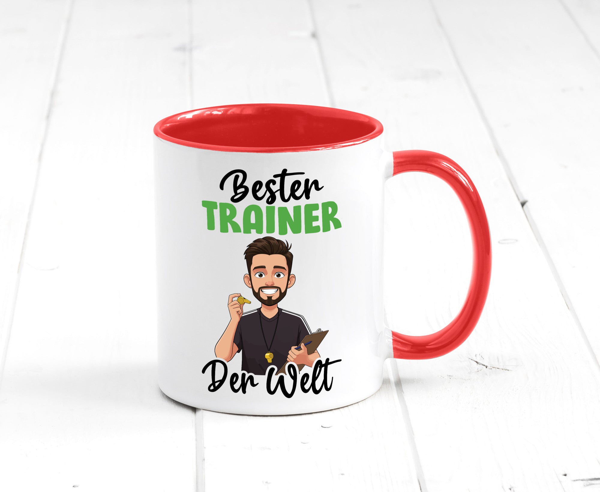 Bester Trainer | Verein Sport v2 Humor Geschenkidee Tasse