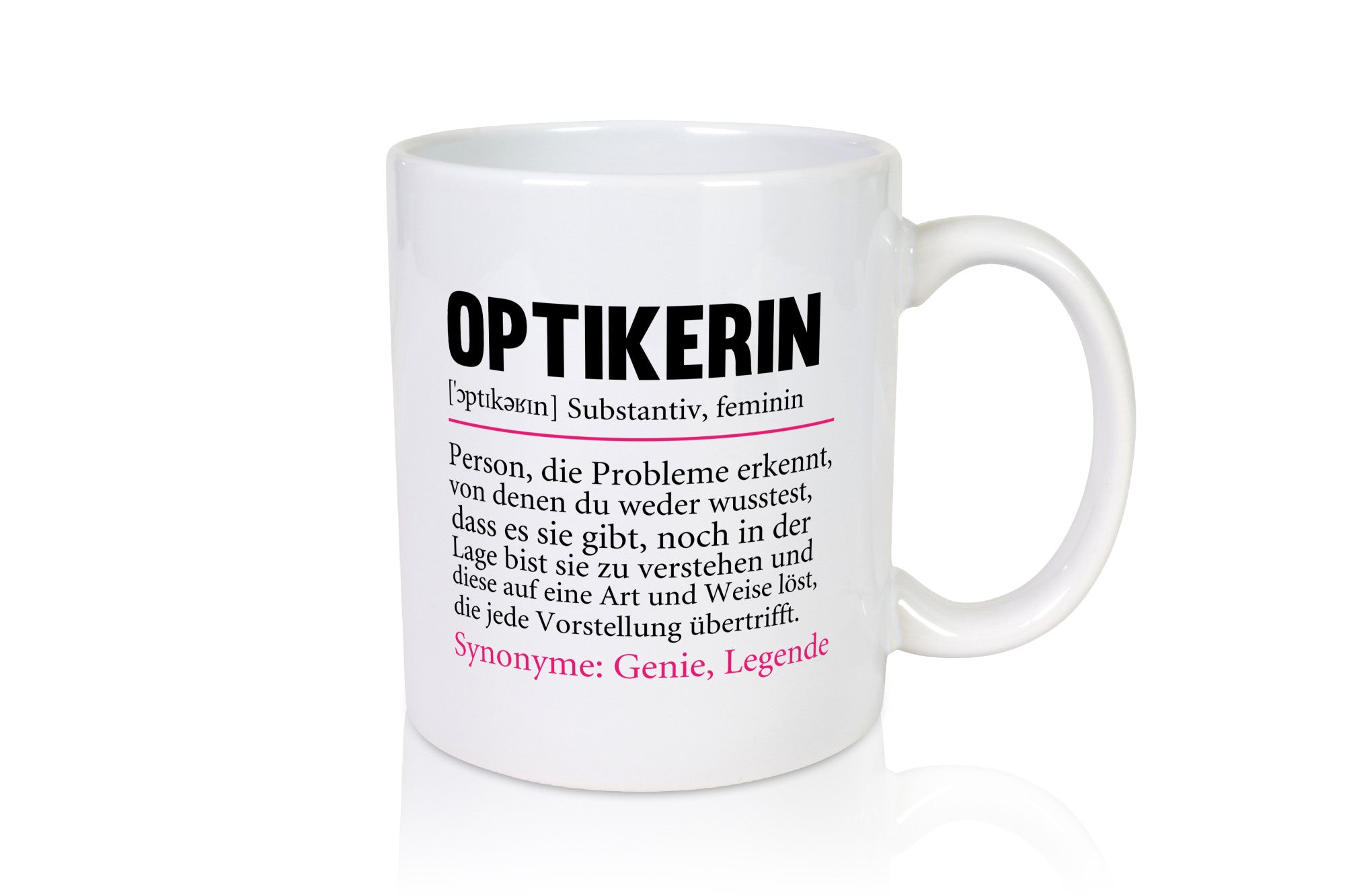 Optikerin | Spruch Humor Beruf Augenoptik Arbeit Kollegen Büro Geschenkidee