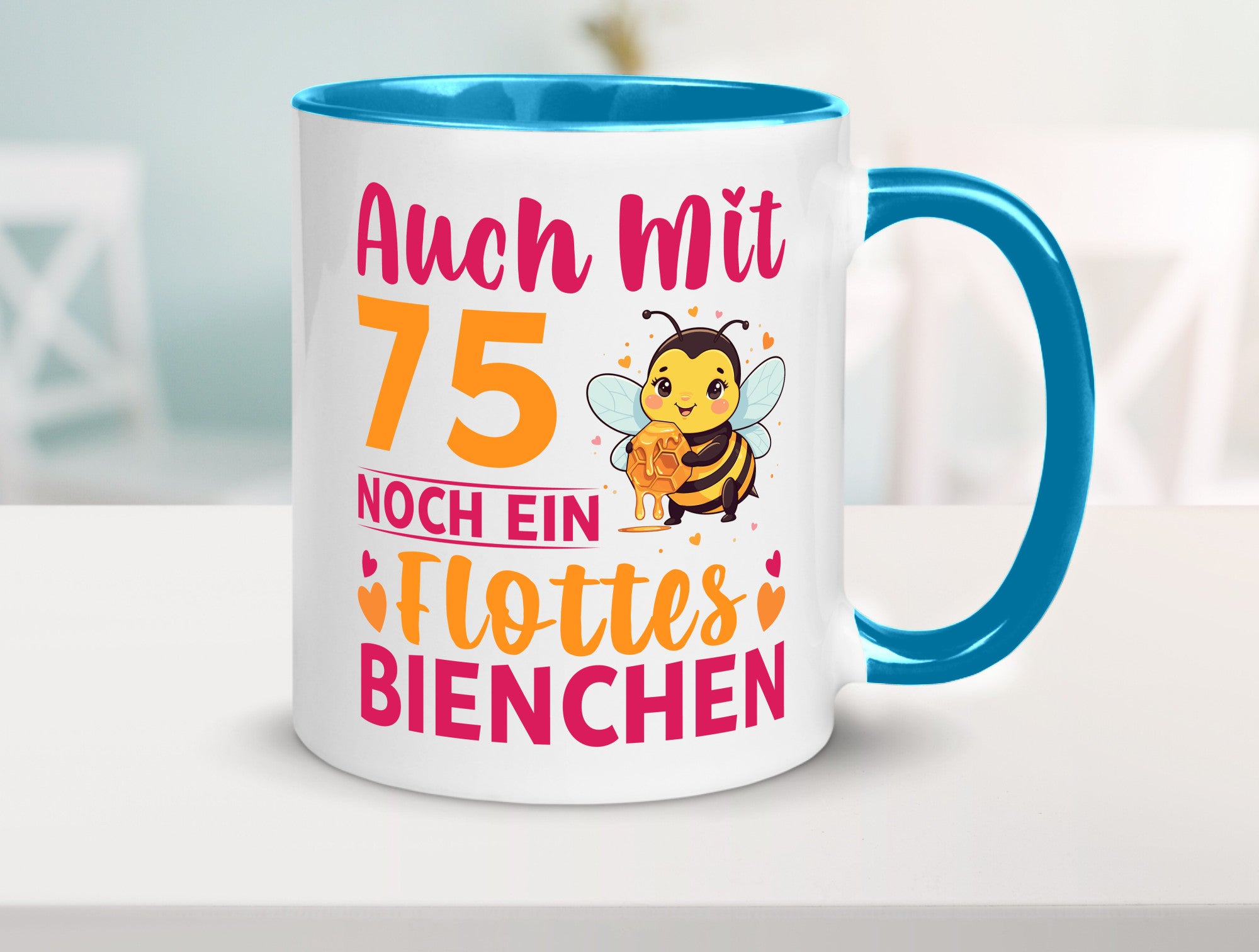 75. Geburtstag | Flottes Bienchen 75 Jahre v2 Geschenk Geschenkidee lustiger