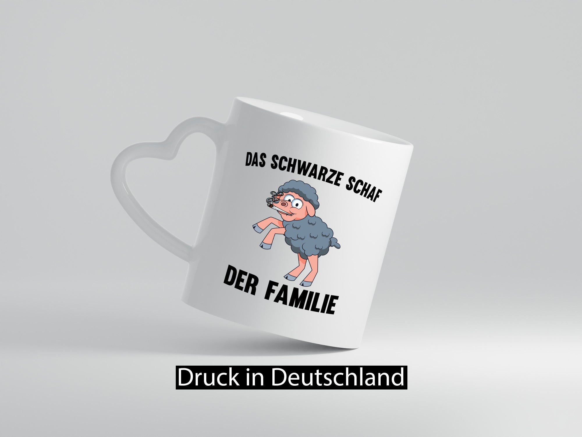 Das Schwarze Schaf der Familie | Böses Kind Ärger Humor Geschenkidee Tasse