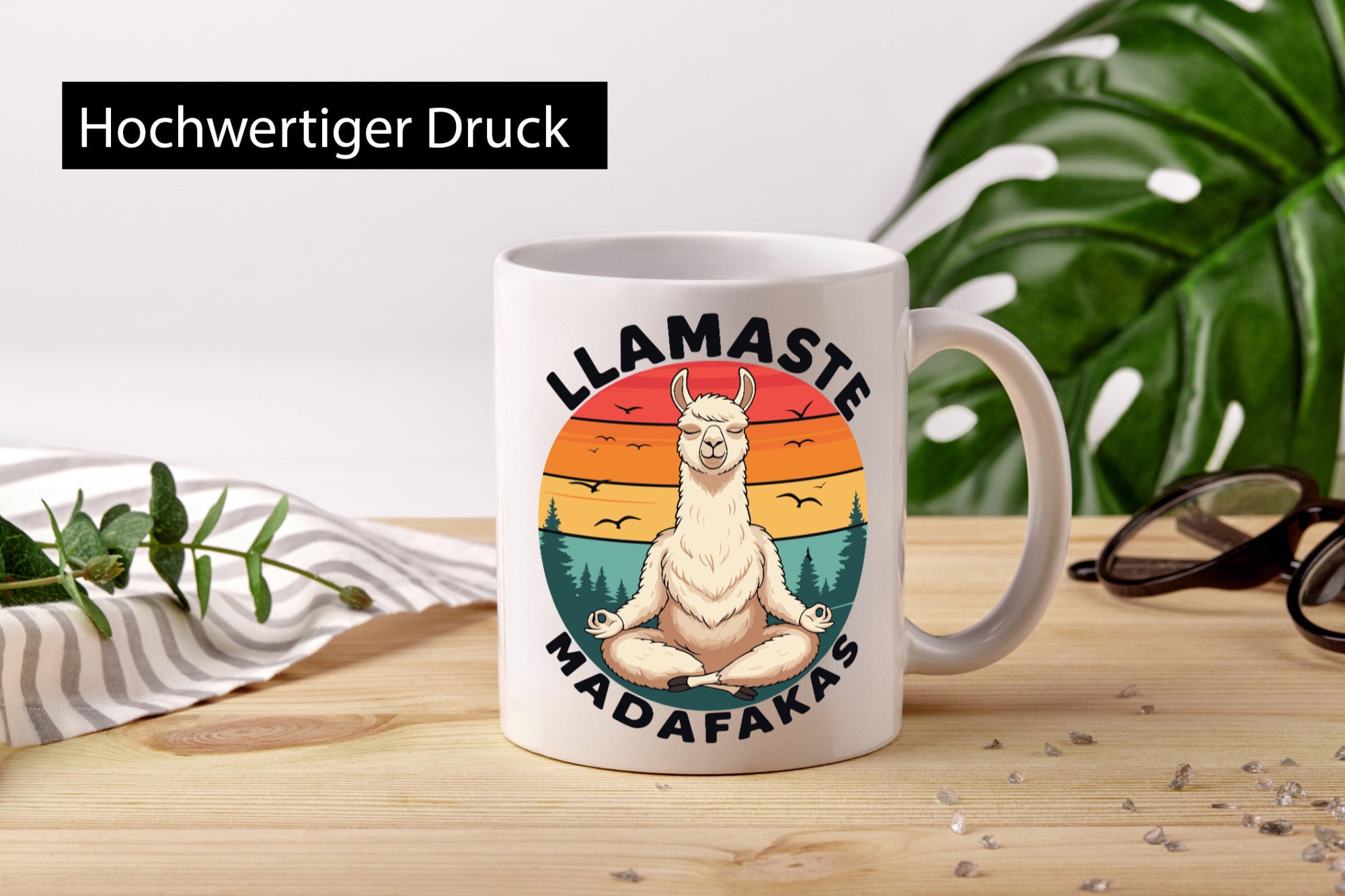 LLamaste | Madafakas Lama Alpaka lustiger Spruch Geschenk Humor Geschenkidee
