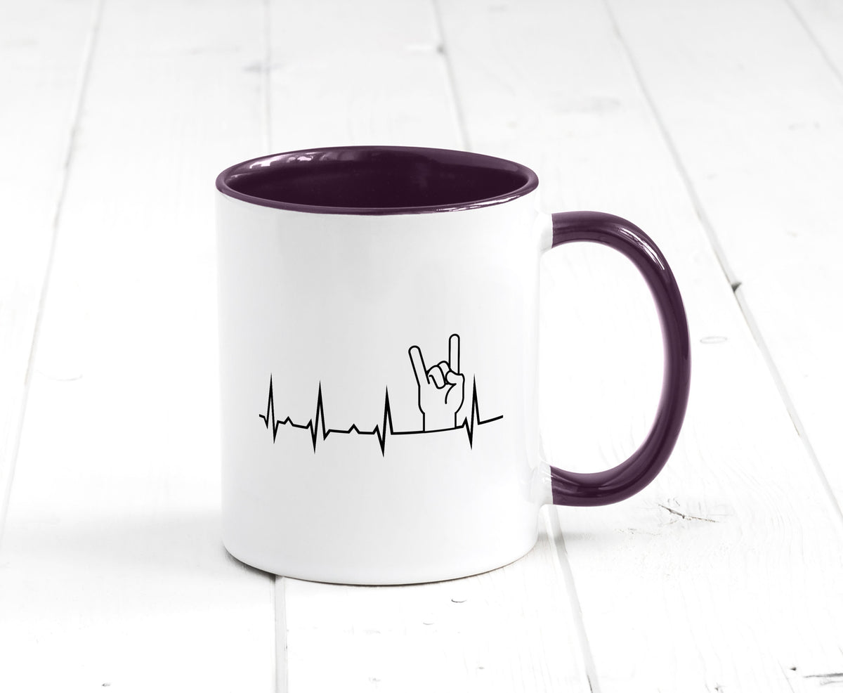 Heavy Metal Motiv | Rocker Musiker Rock Musik Geschenk Humor Geschenkidee Tasse