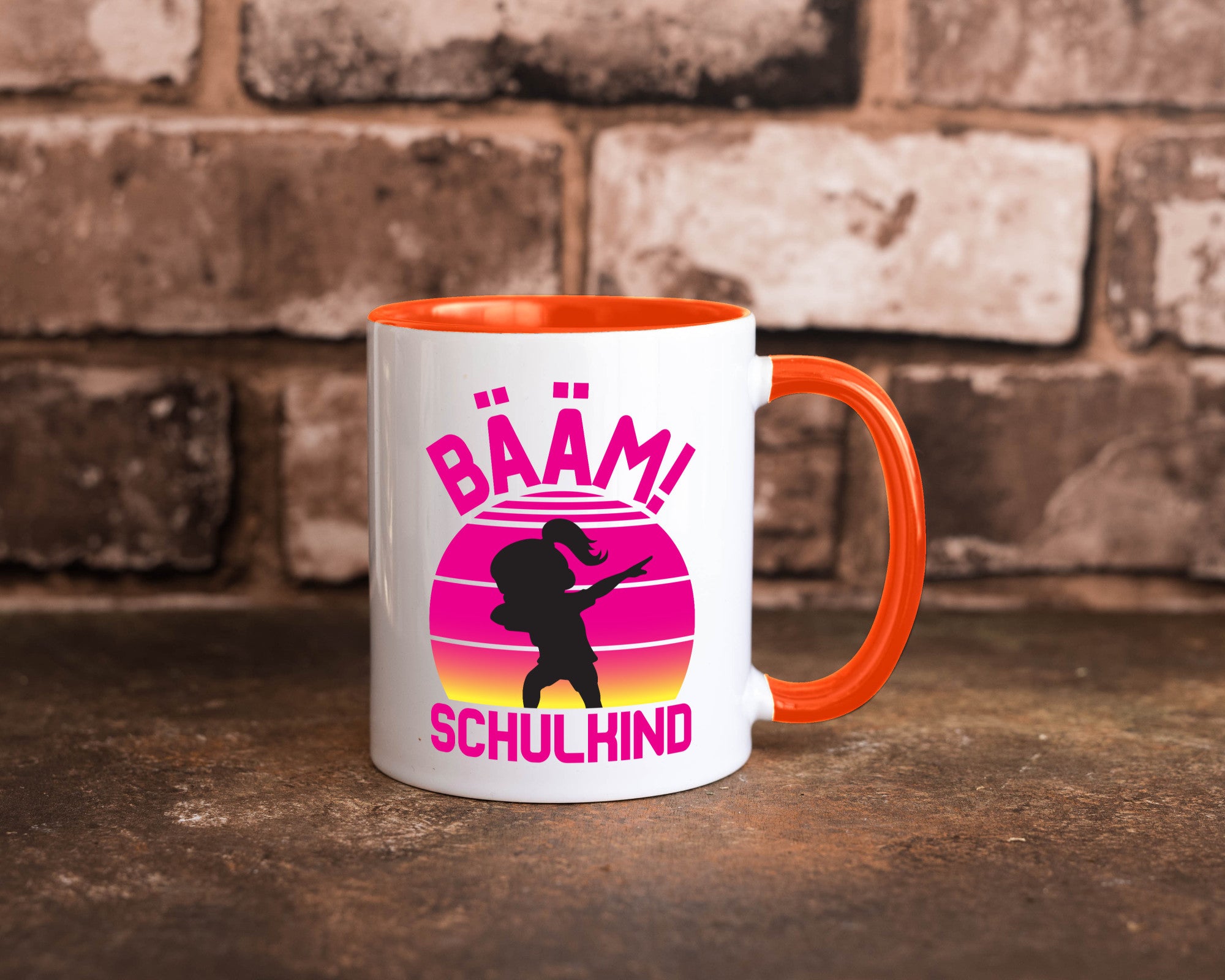 Bääm Schulkind | Einschuldung Schulanfang Geschenkidee Humor Tasse