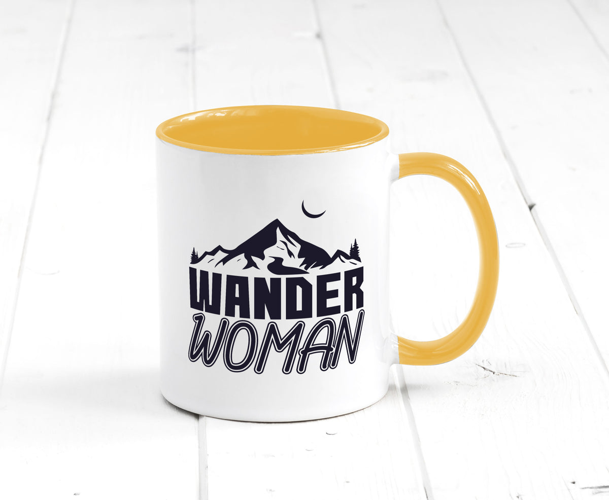 Wander Woman | Frauen Tasse Wanderer Bergsteigen lustig Familie Geschenkidee