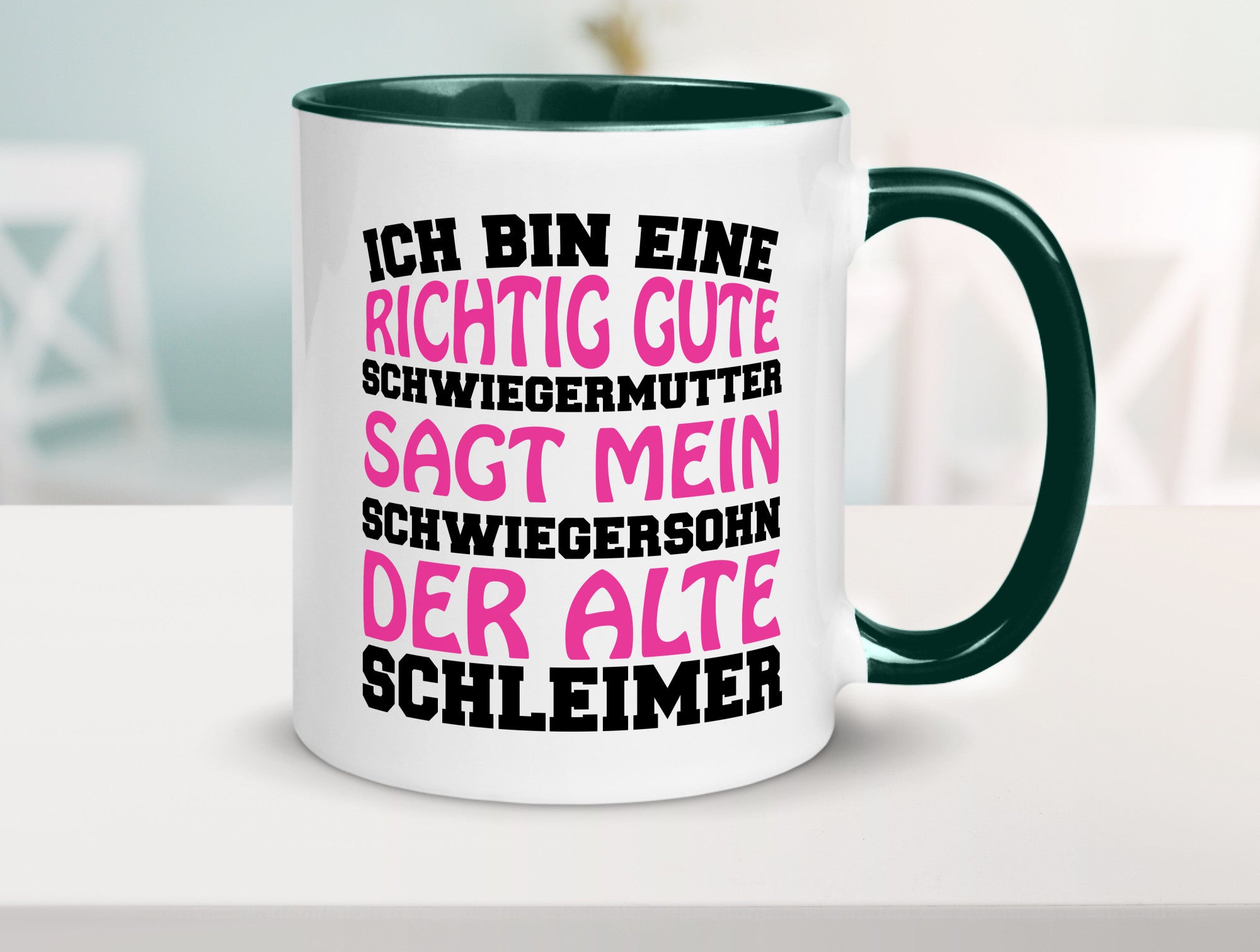 Gute Schwiegermutter lustig Familie Geschenkidee Geschenk Tasse