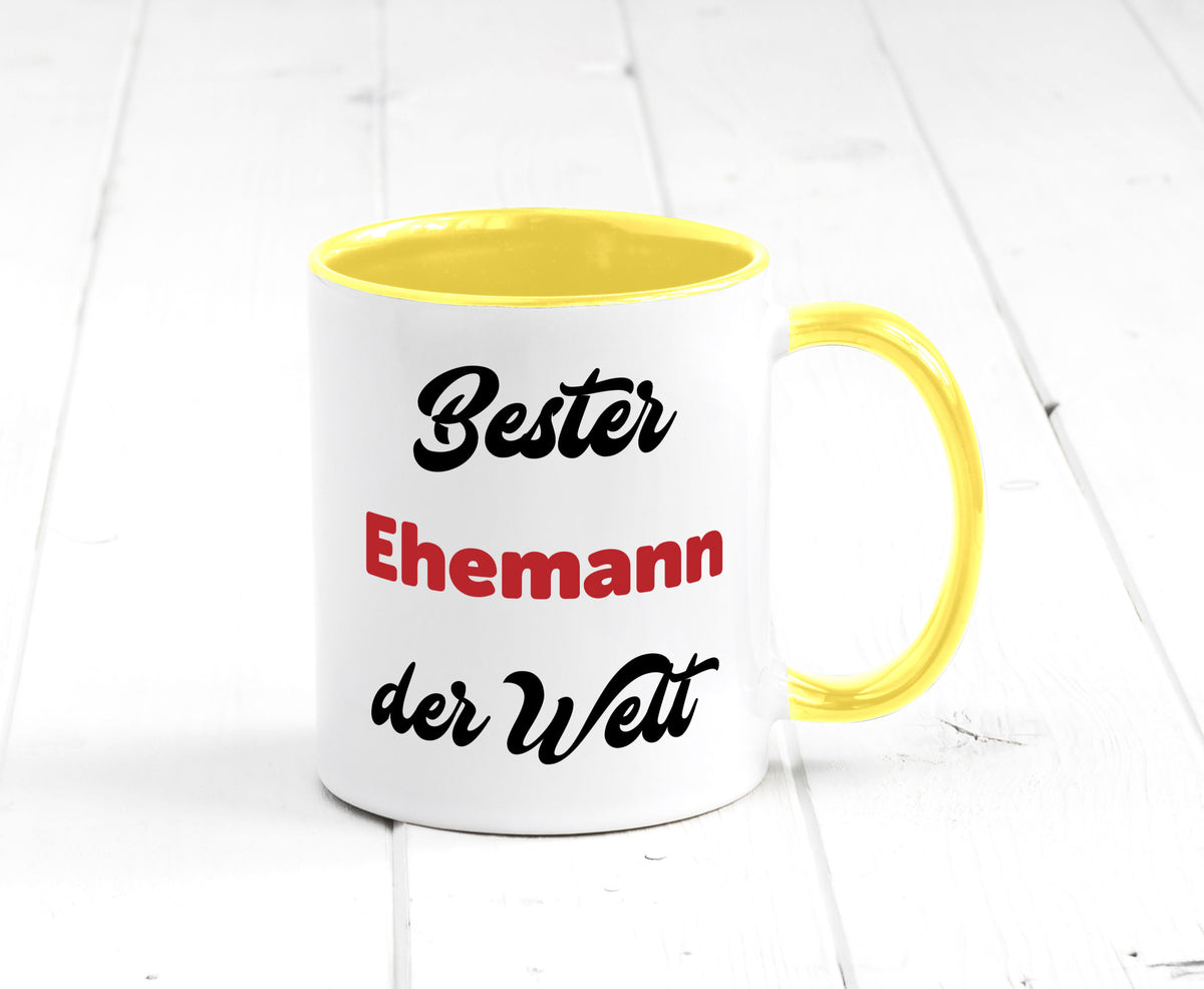 Bester Ehemann der Welt | Ehepaar Geschenkidee Humor Tasse