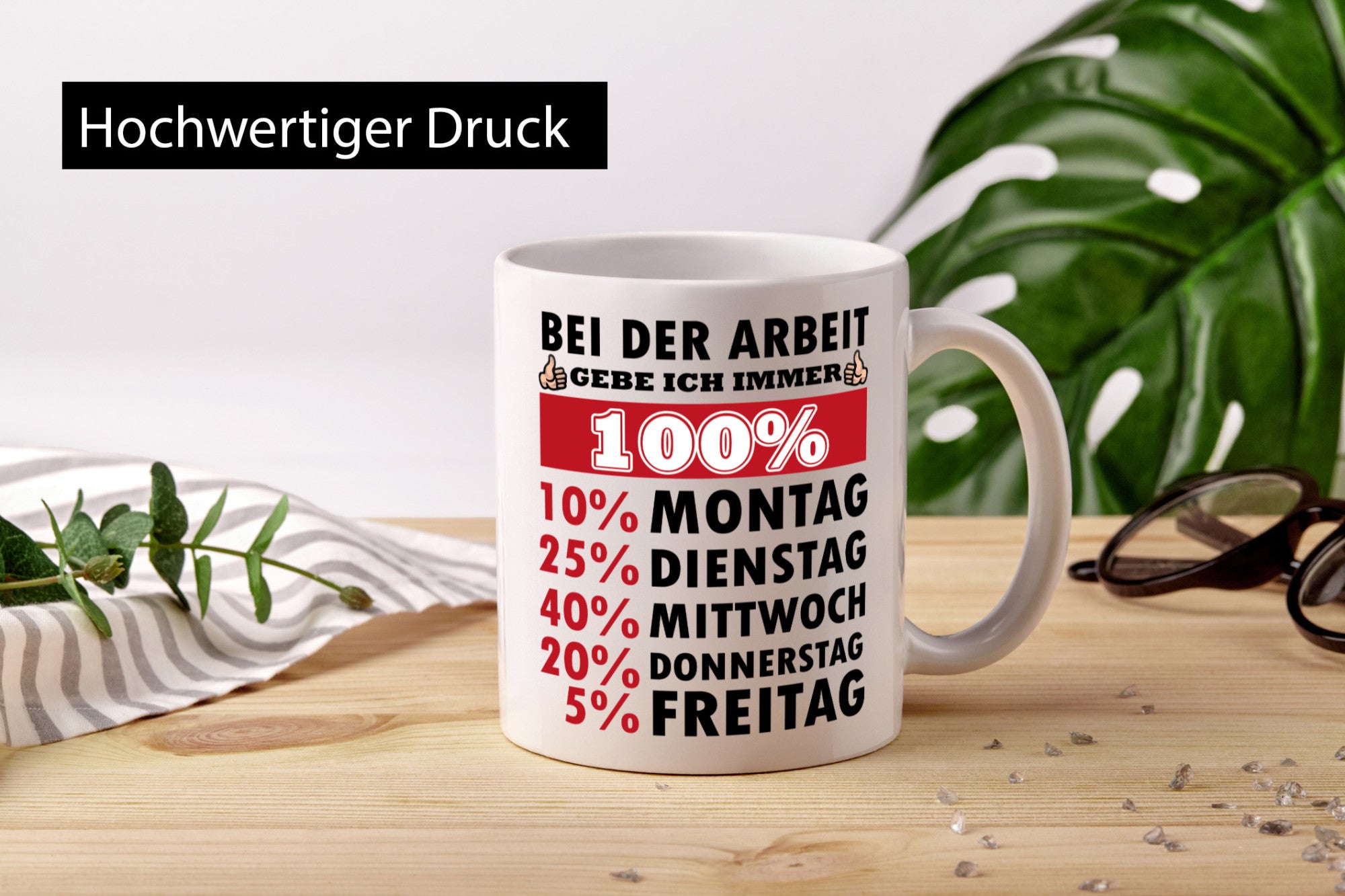Ich gebe immer alles Geschenk Humor Geschenkidee lustiger Spruch Tasse