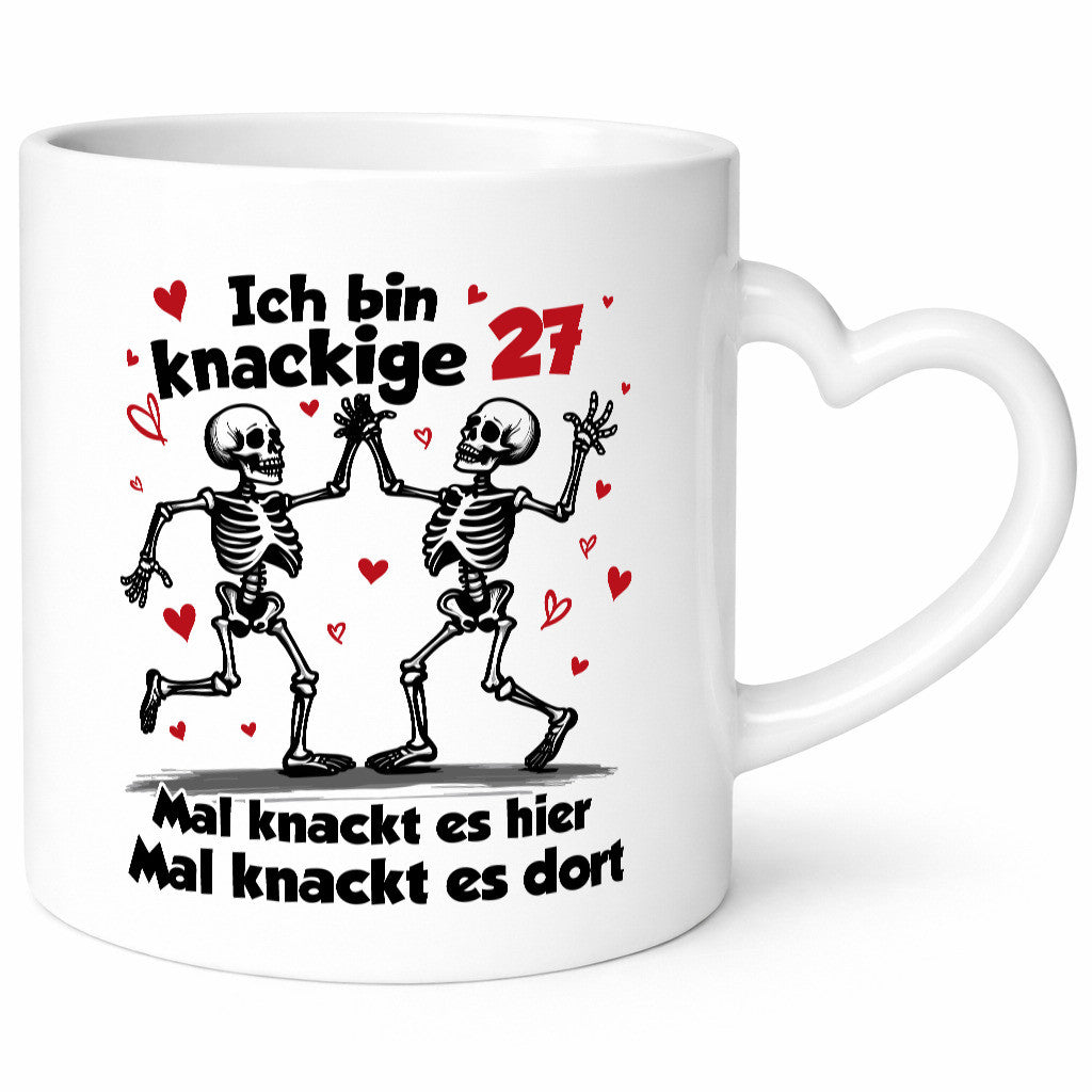 27. Geburtstag | Knackige 27 Ich bin alt v2 Humor Geschenkidee Tasse