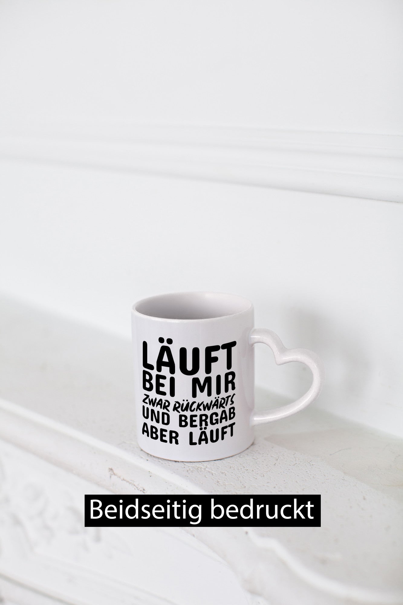 Läuft bei dir lustig Humor Geschenkidee Geschenk Tasse