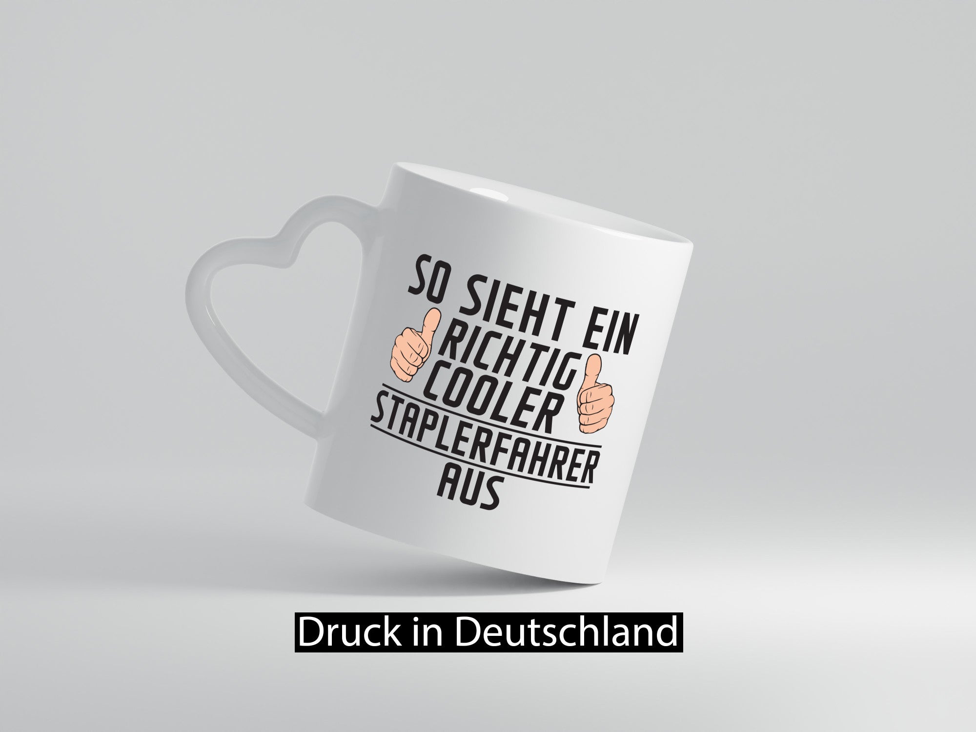 Richtig Cooler Staplerfahrer | Gabelstapler Fahrer Humor Geschenkidee Tasse
