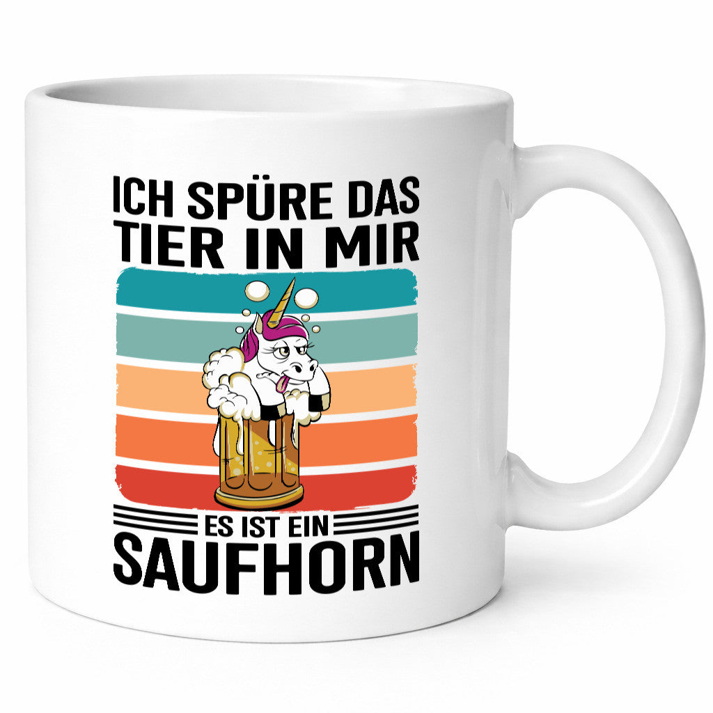 Ich spüre das Tier in mir es ist ein Saufhorn | Einhorn Humor Tierliebhaber