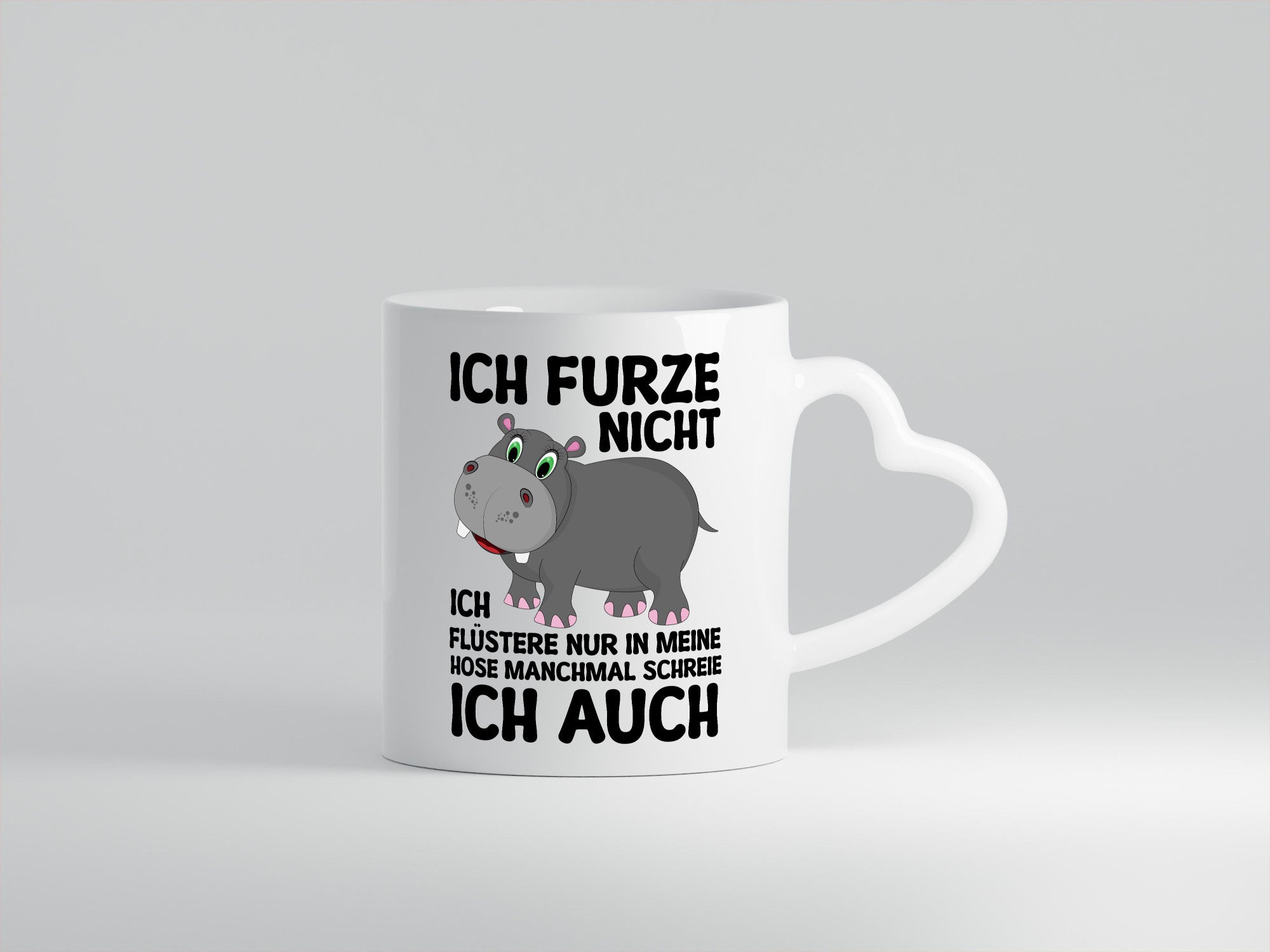 Ich furze nicht | furznilpferd v2 Humor Geschenkidee Tasse