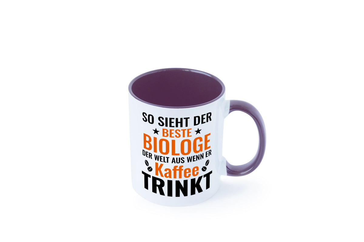 Kaffee trinkt: Biologe | Biologie Naturforscher Geschenk Humor Geschenkidee Tasse