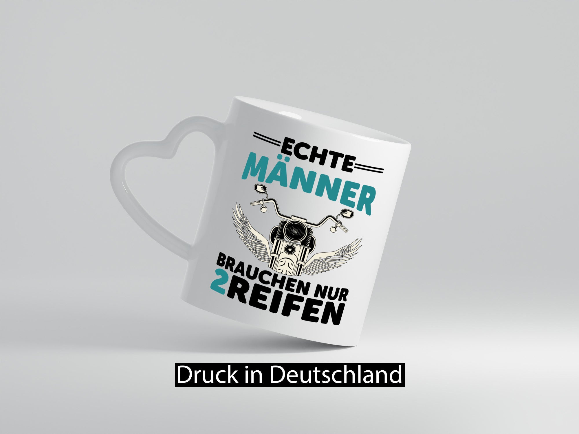 Echte Männer | Motorrad Tasse Motorradfahrer Biker lustiger Spruch Geschenk