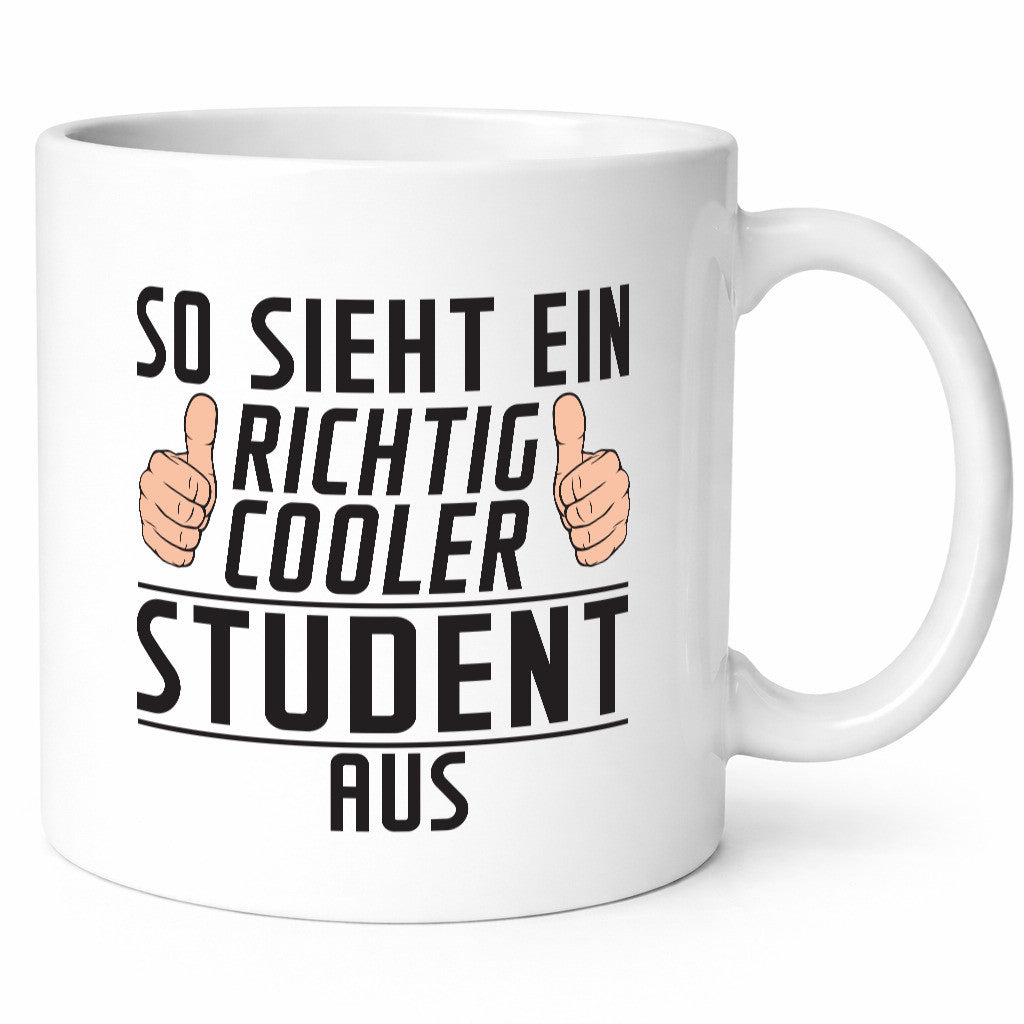 Richtig Cooler Student | Universität Uni Studium lustig Humor Geschenkidee