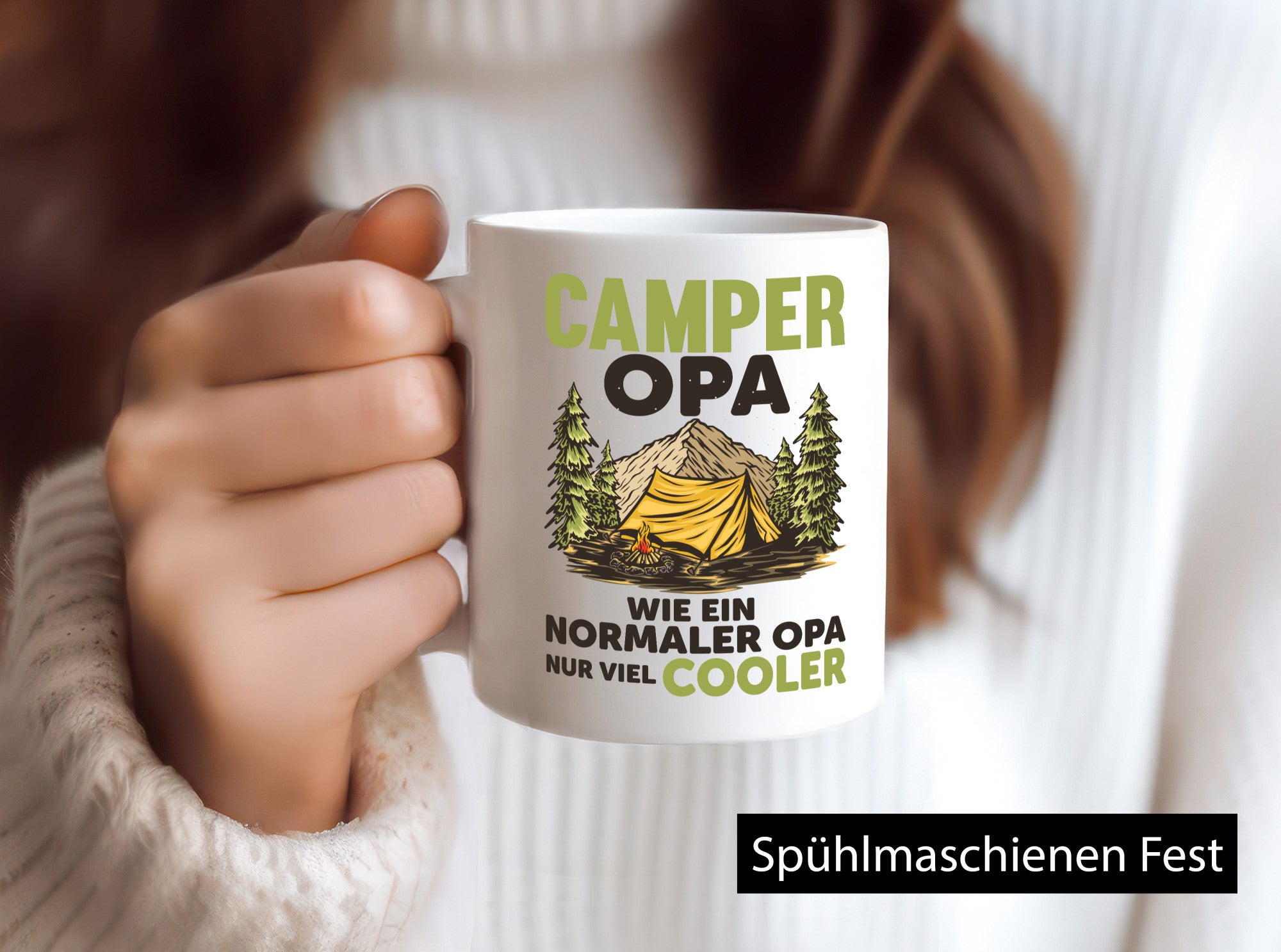 Camper Opa nur viel Cooler | Camping Reisen Geschenk Familie Geschenkidee