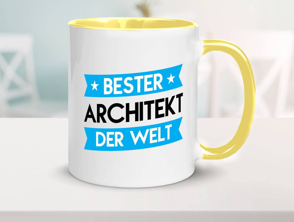 Bester Architekt | Architektur Büro Geschenk Arbeit Kollegen lustiger Spruch Tasse
