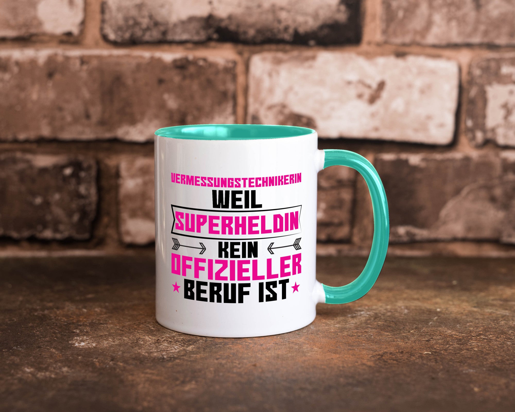 Superheldin Vermessungstechnikerin | Techniker Humor Geschenkidee Tasse