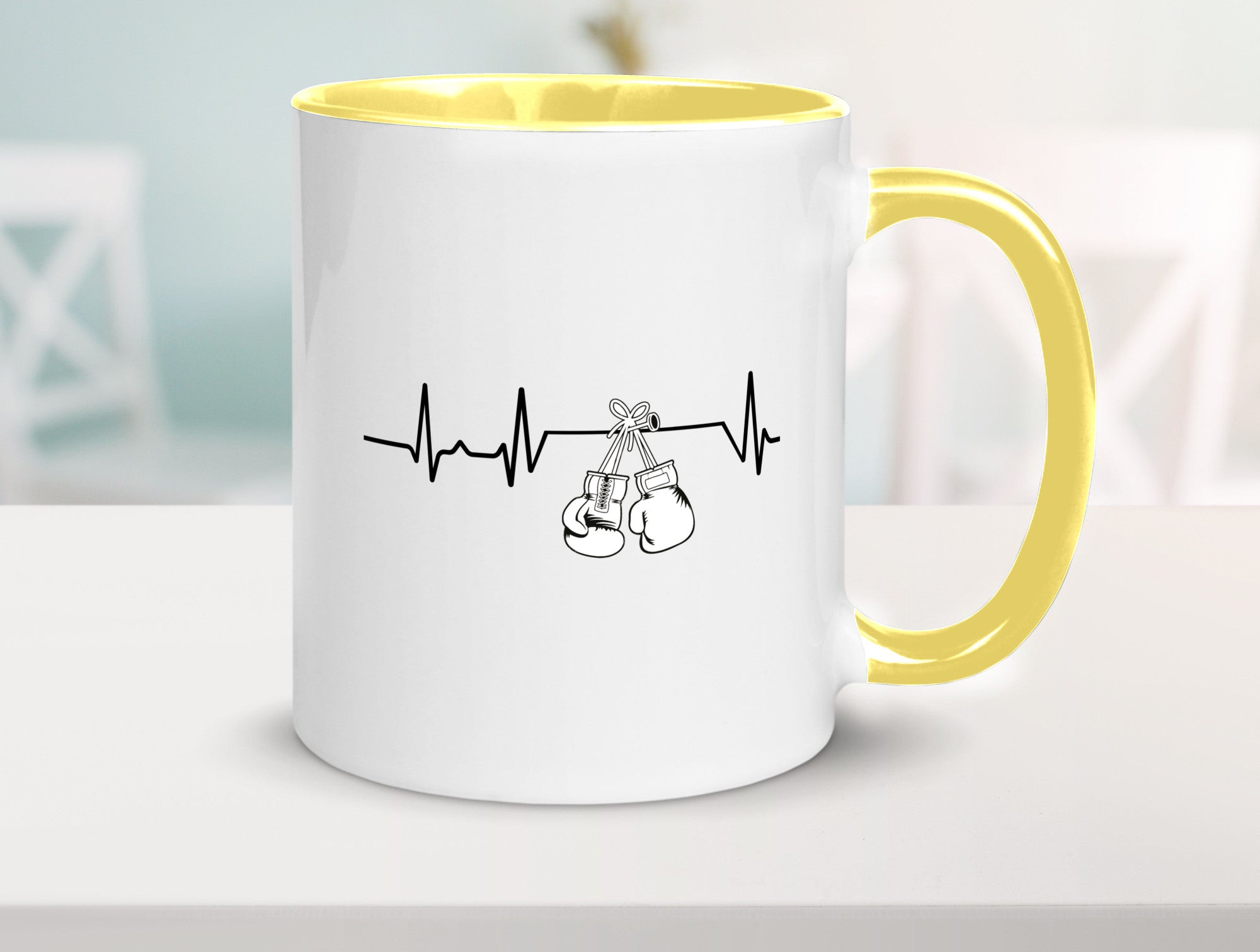 Boxen Herzschlag | Boxhandschuhe Boxer Sport lustig Humor Geschenkidee Geschenk