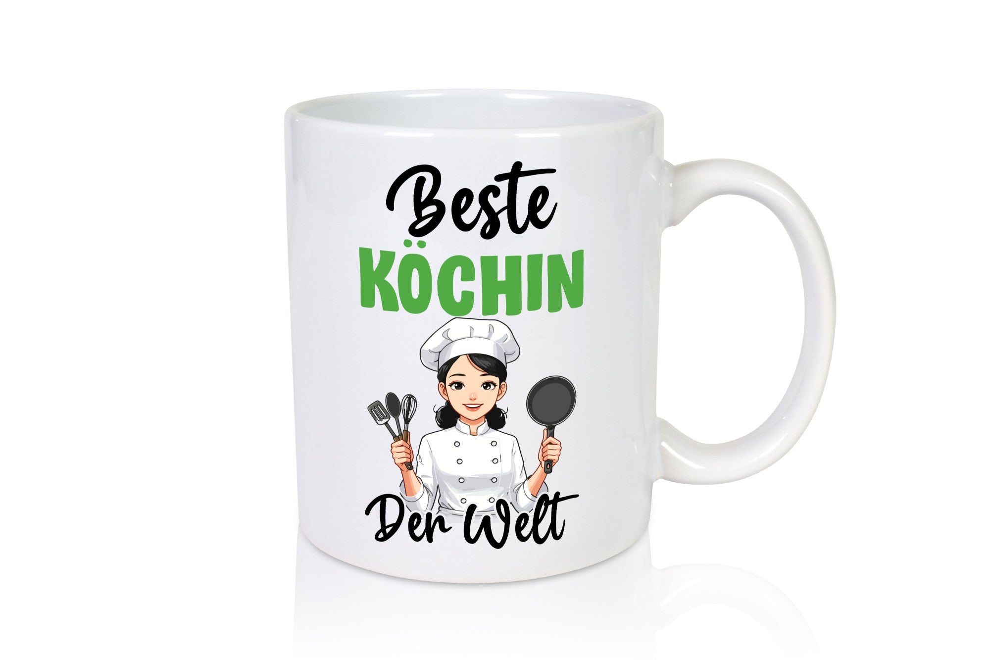 Beste Köchin | Chefköchin Chefkoch v2 lustig Arbeit Kollegen Büro Geschenk Tasse